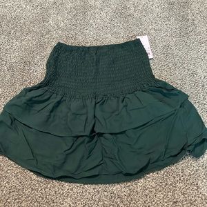 Green skirt